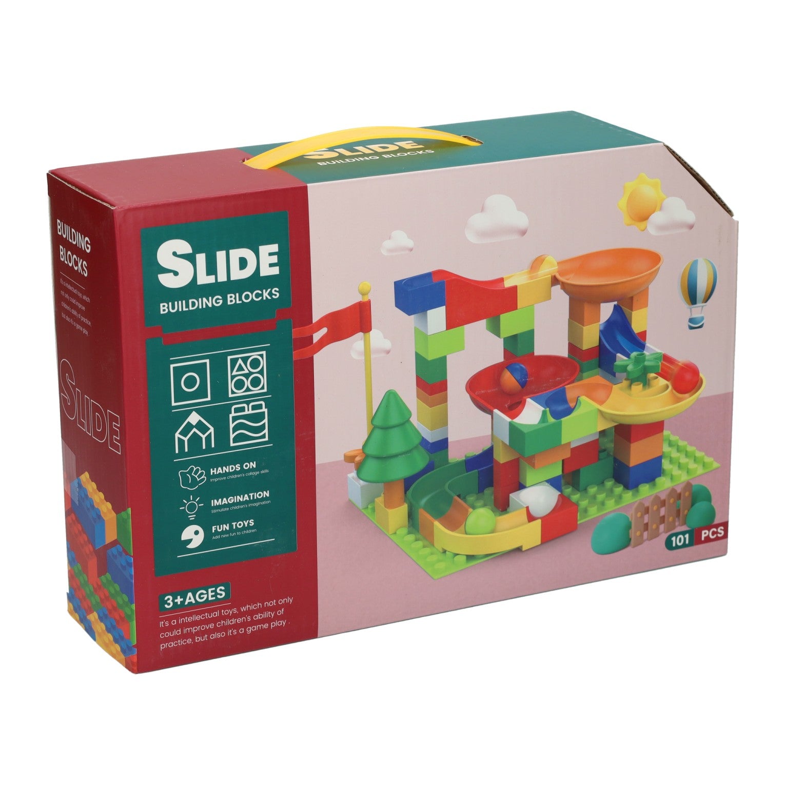 Knikkerbaan blokjes bouwset - 101dlg.