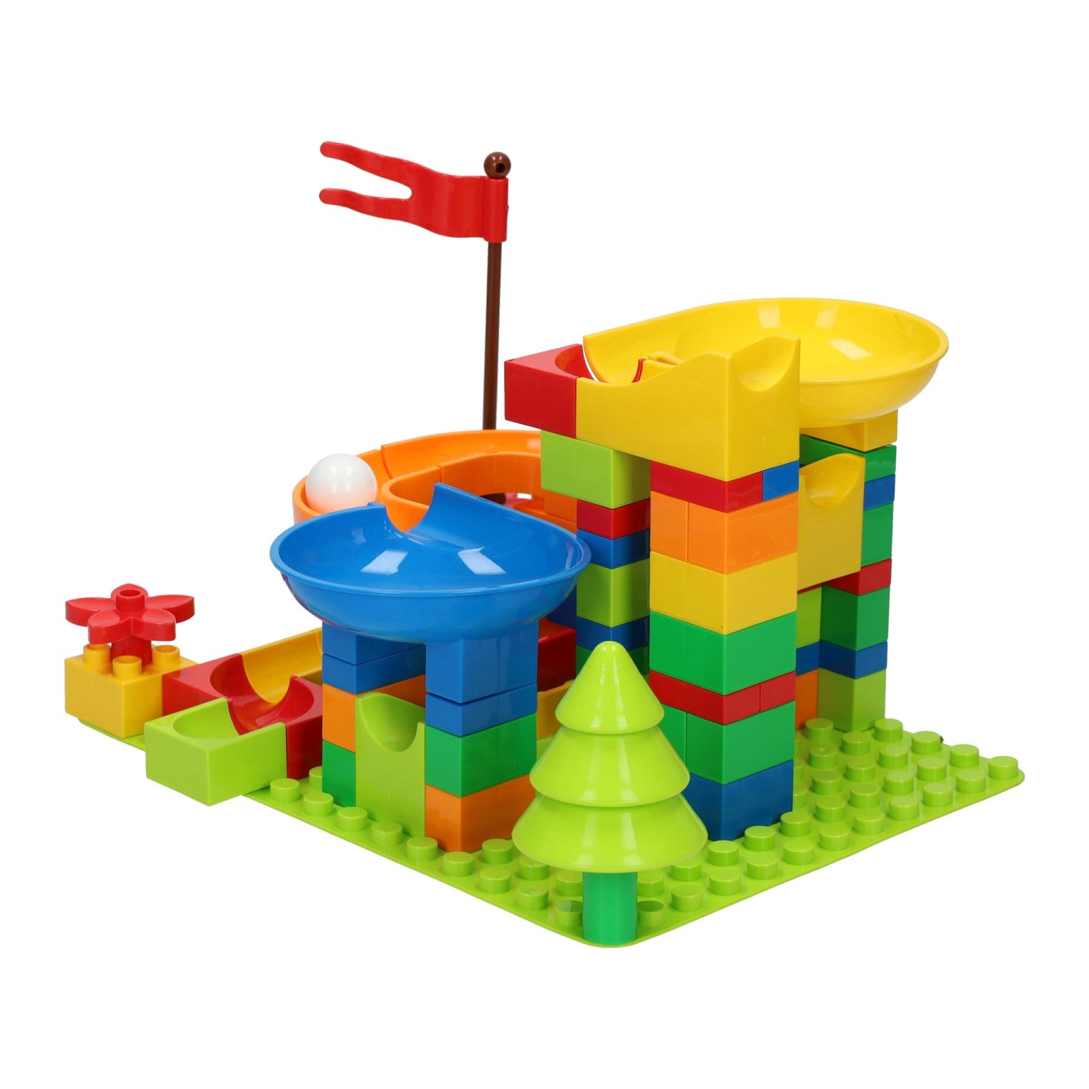 Knikkerbaan blokjes bouwset - 101dlg.