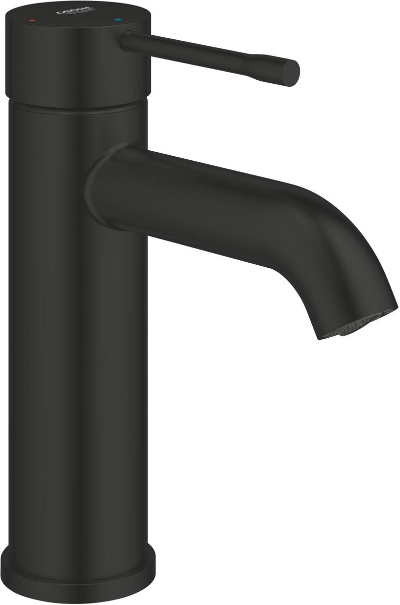 Grohe essence new s-size es wastafelmengkraan – koude start – push-open – ecojoy – matte black