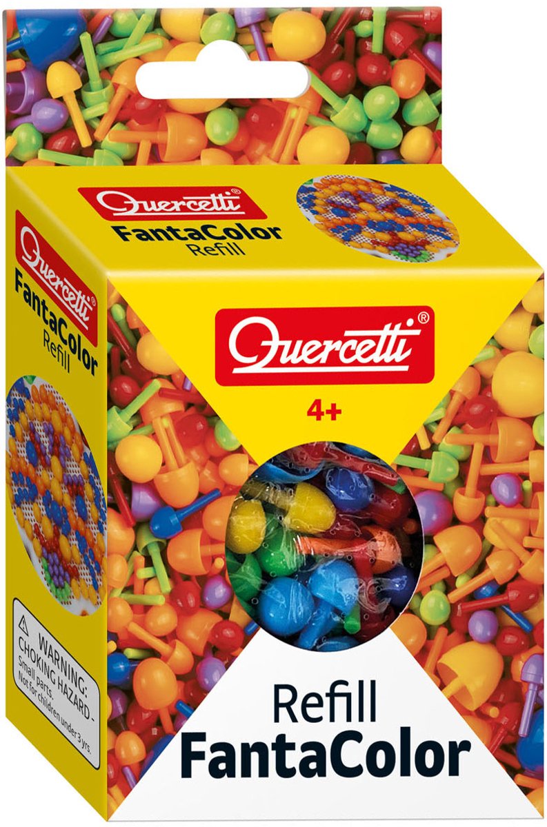 Quercetti insteekmozaïekspelden 10mm, 200st.