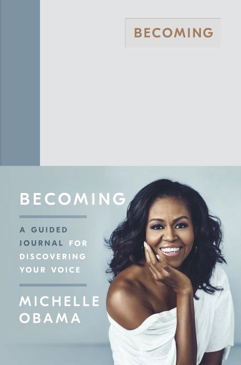 Merkloos sans marque becoming: a guided journal for discovering your voice - michelle obama