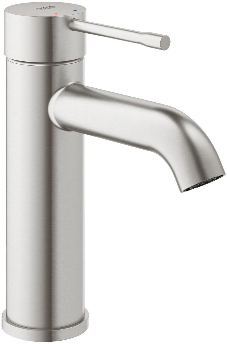 Grohe essence new wastafelkraan - zonder waste - vaste uitloop - supersteel - 23590dc1
