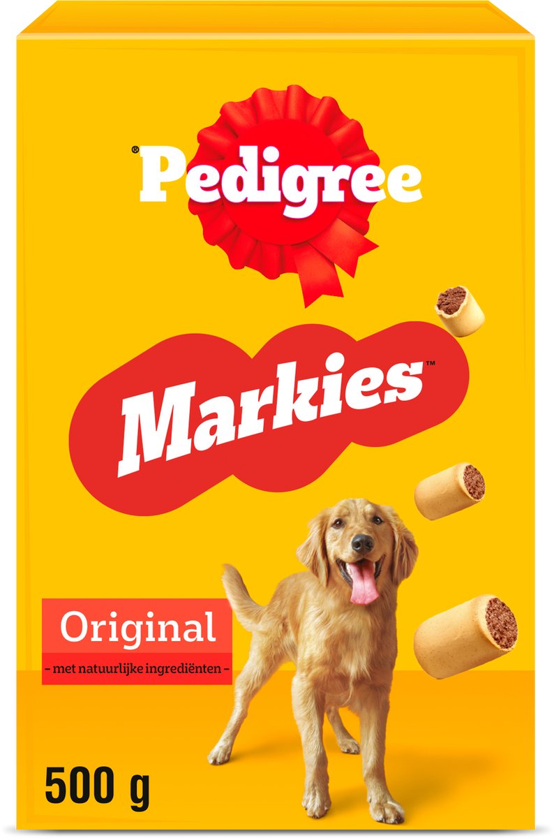 Pedigree hondensnacks - markies original koekjes - 12x500g