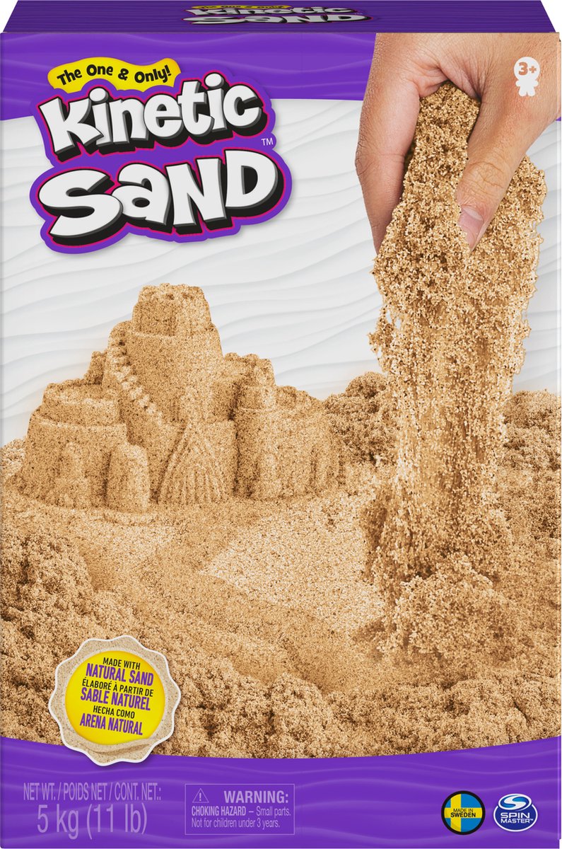 Kinetisch zand 5 kg bruin