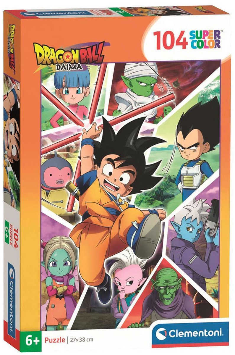 Clementoni - puzzel - dragon ball daima - portrait - 104 stukjes - super - vanaf 6 jaar