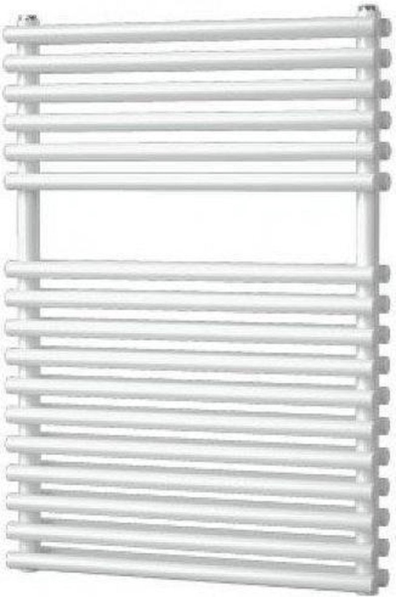 Plieger florian dubbel designradiator – handdoekradiator –722 cm x 50 cm - 713 watt – wit