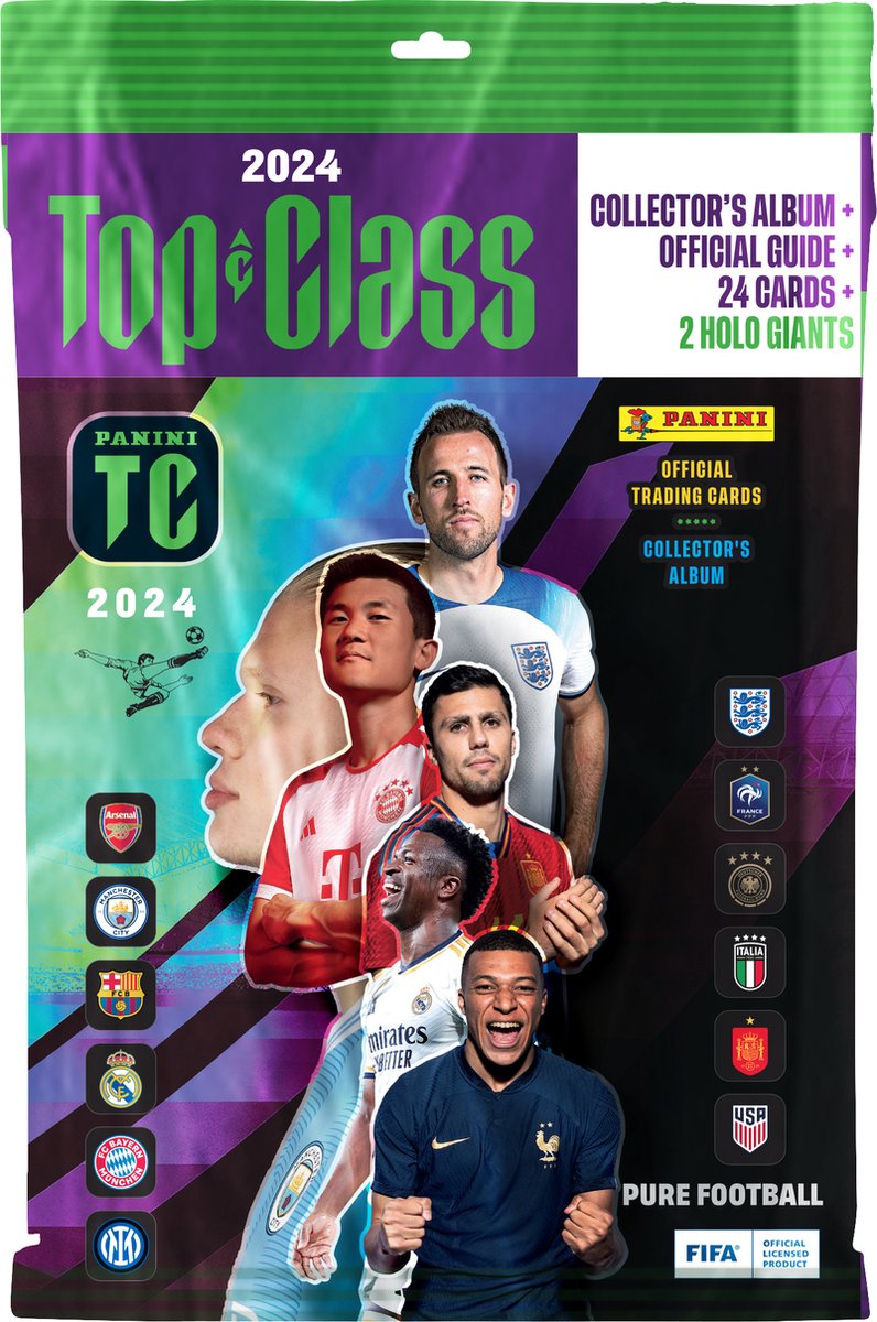 Panini fifa - top class 2024 - mega starter pack - trading cards - fifa kaarten