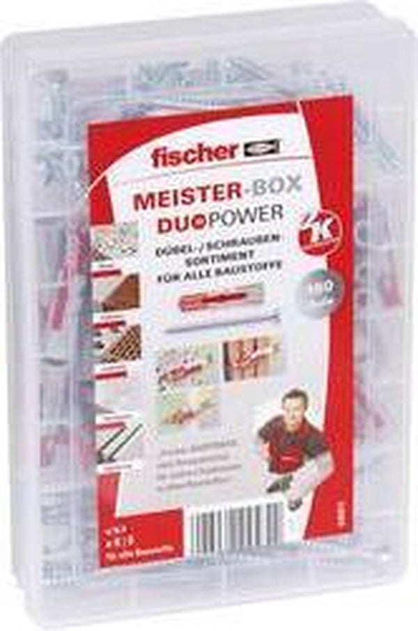 Fischer meisterbox schroeven en pluggen set - 160-delig