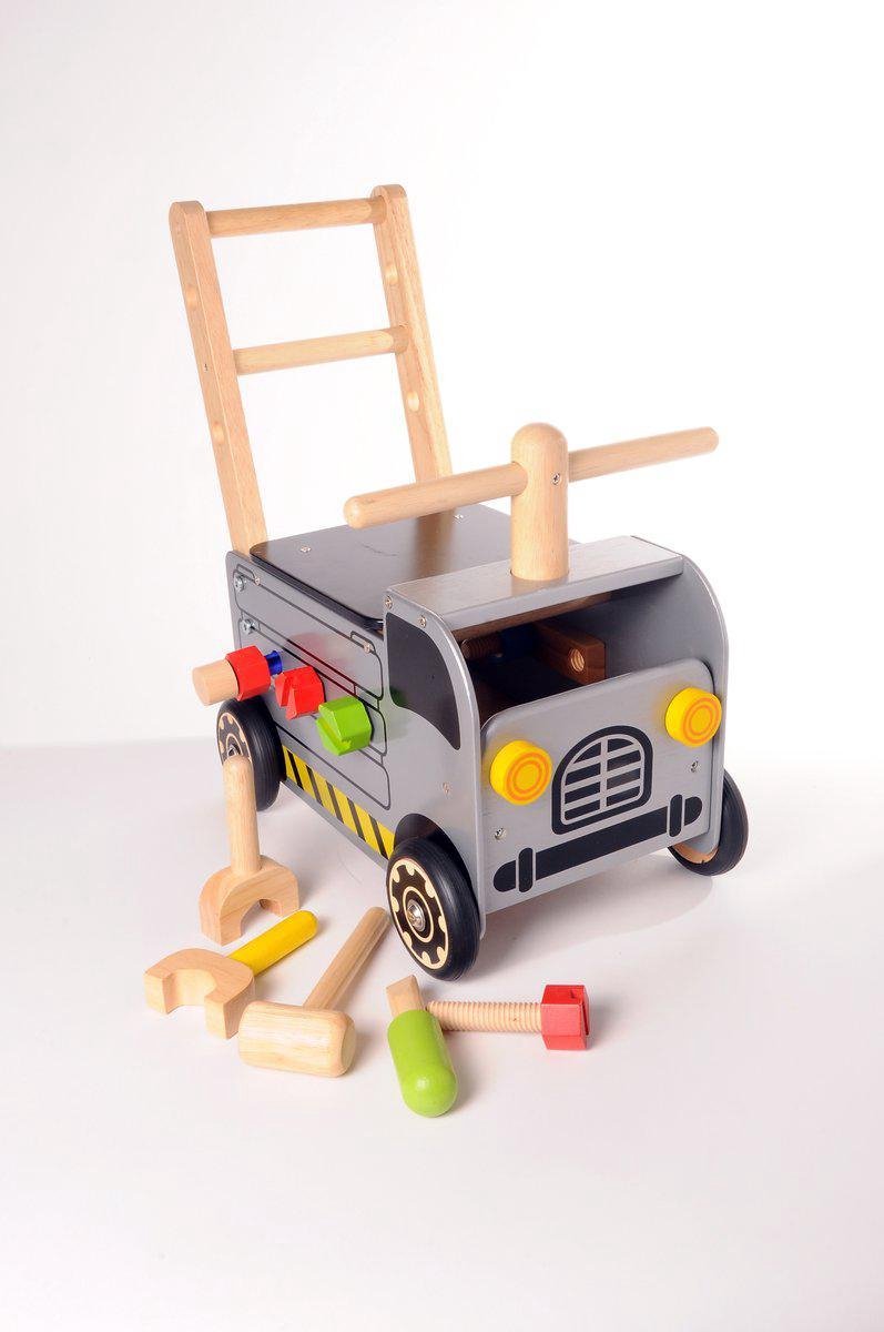 Ik ben Toy Loopen Duwwagen Constructie