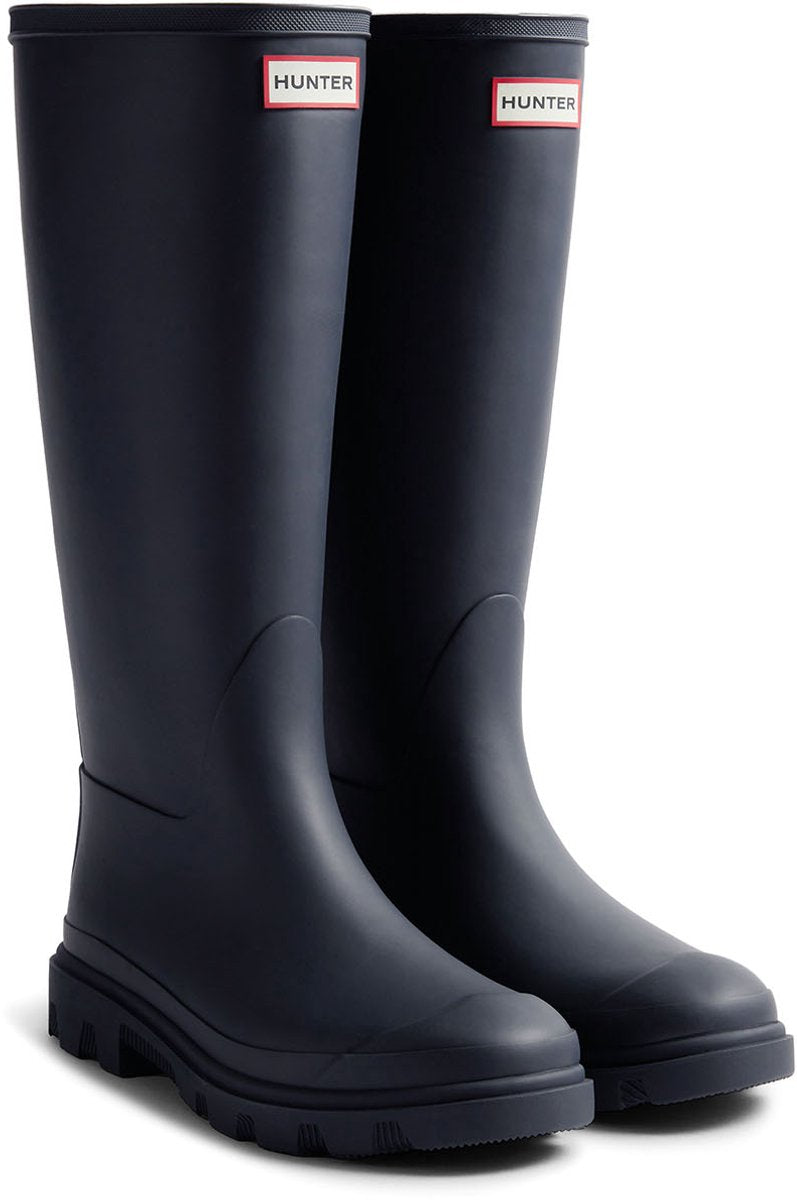 Hunter downpour tall boot unisex regenlaarzen - donkerblauw