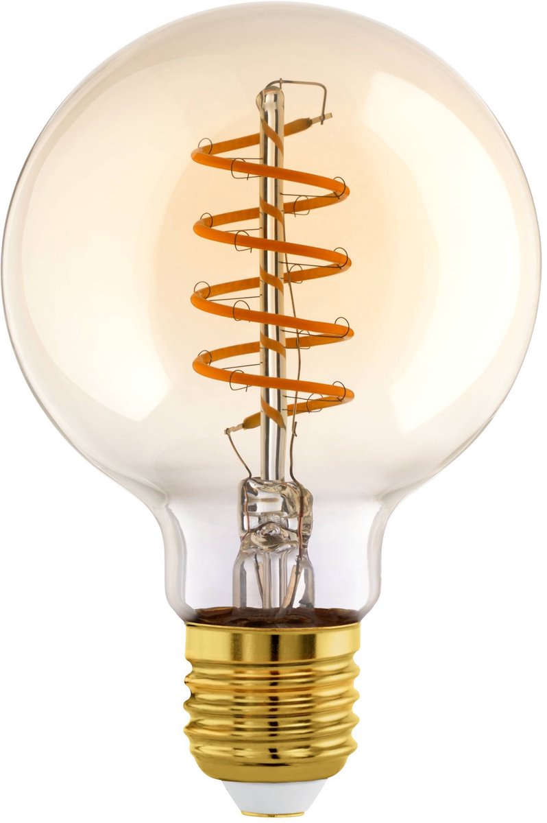 Eglo led lamp - e27 - ø 9.5 cm - amber - 806 lumen - 2700k