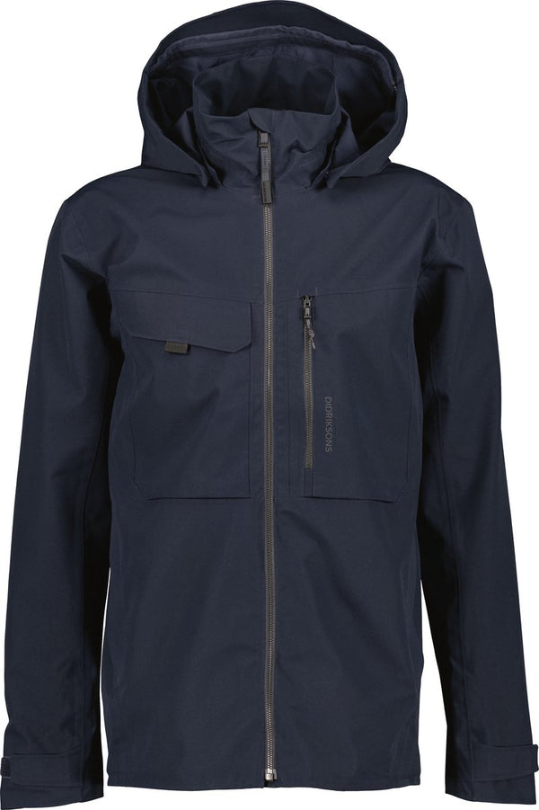 Didriksons aston usx jkt 5 unisex outdoorjas - dark night blue