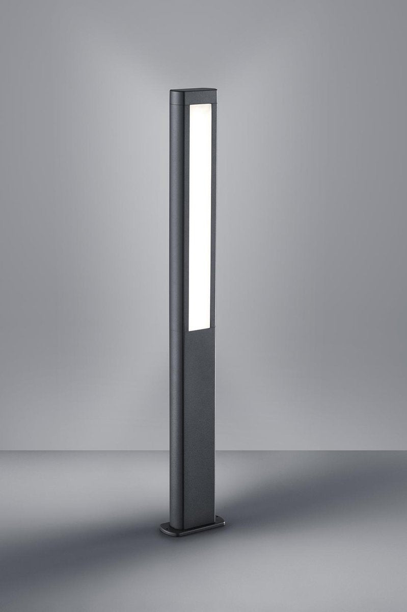 Trio rhine - paalverlichting - antraciet - incl. 2x smd 5,5w - buitenverlichting - ip54