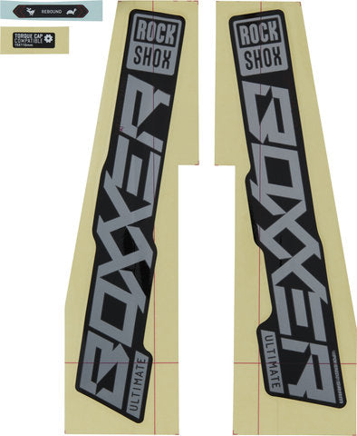 Rockshox sticker set for boxxer ultimate - 2021 model