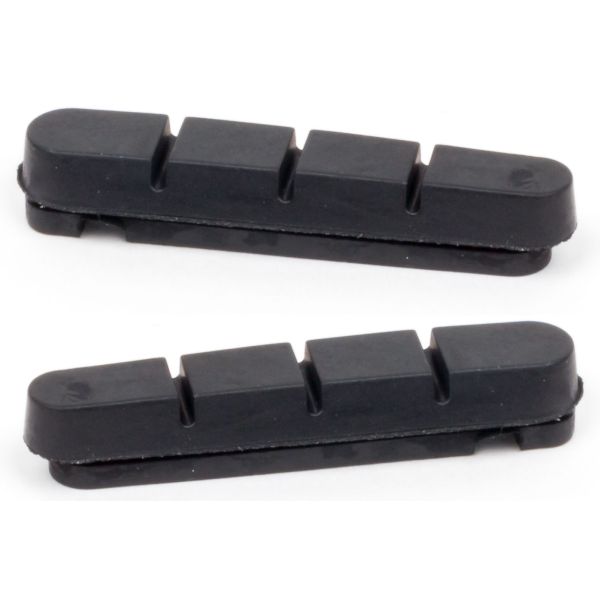Road vervangings remschoenen Elvedes 55 mm voor Shimano cartridge V-brake (op kaart)
