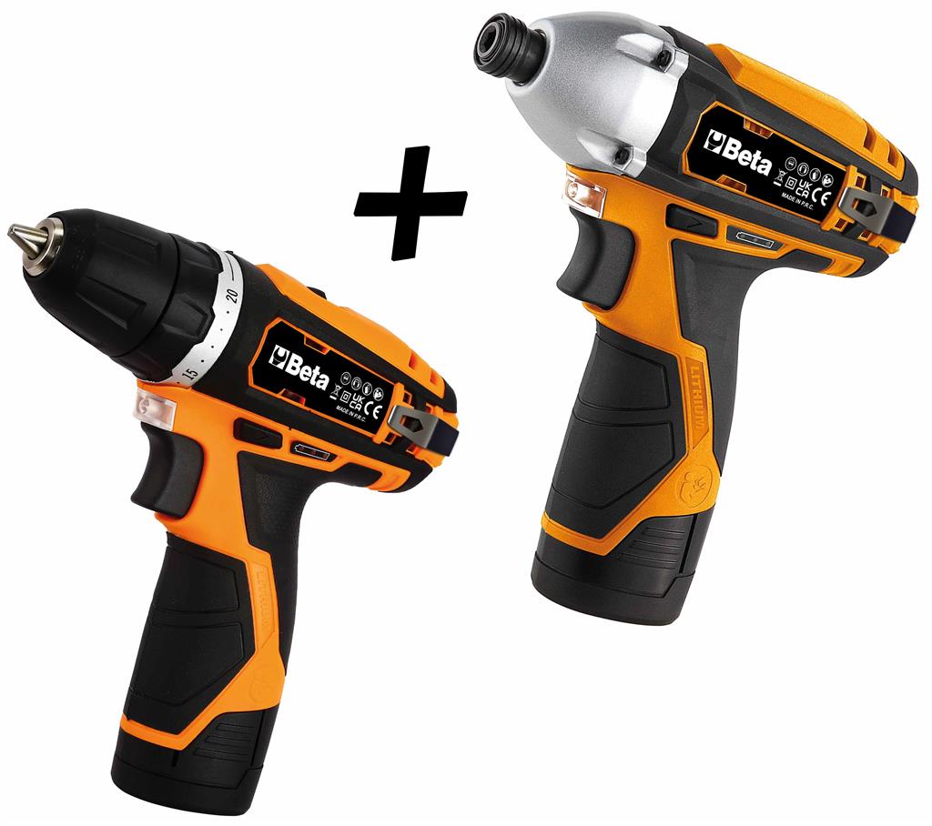 Beta accuboormachine en bitschroevendraaier 1972 k12v combo