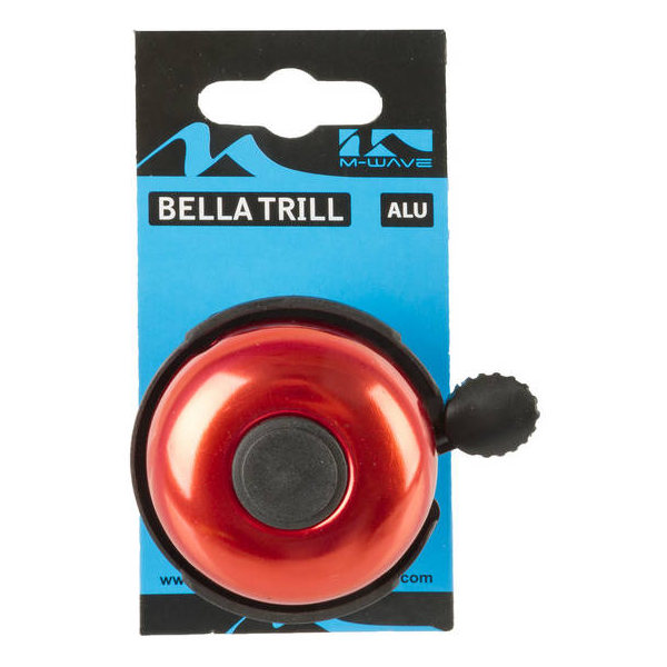 Sonnette de vélo M-Wave Bella Trill ø53mm - rouge