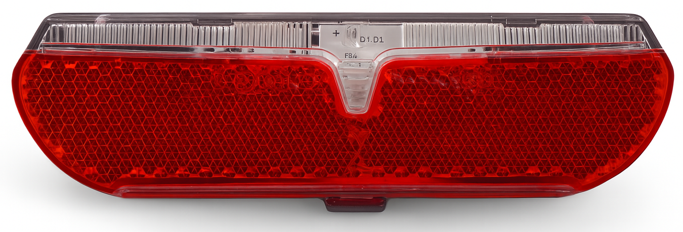 Rand Drager Achterlicht City Slimline 50 80mm incl. batterijen