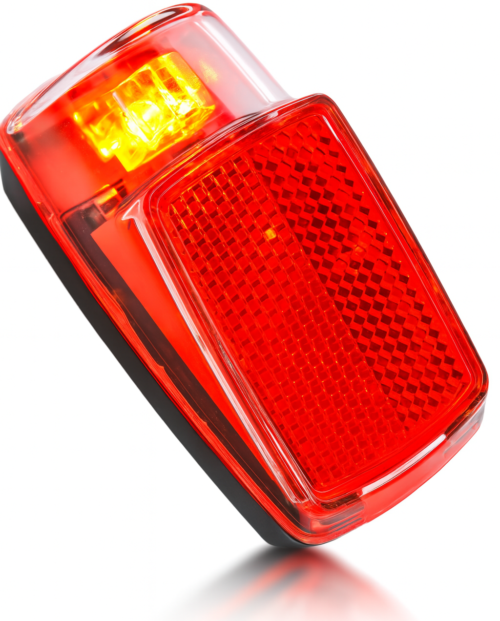 Achterlicht spatbord Edge Vida - 1 led - inclusief batterijen (op kaart)