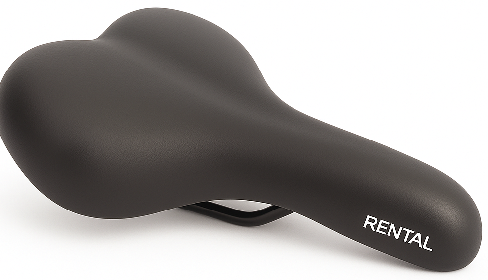 Selle de vélo Edge City Rental - noir (sur carte)