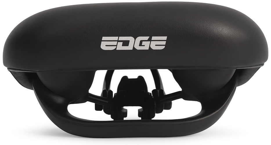 Edge fietszadel e-bike electra met handgreep en opbergruimte voor de apple air tag - zwart