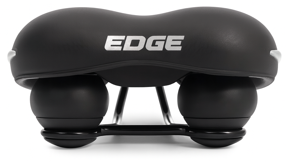 Edge Fietszadel Liberto zwart (werkplaatsverpakking)