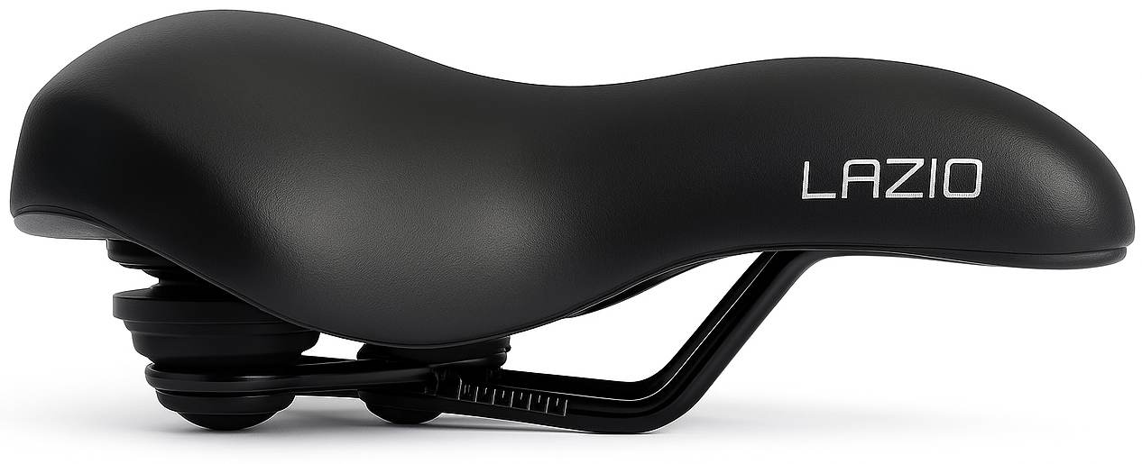 Edge fietszadel lazio - zwart