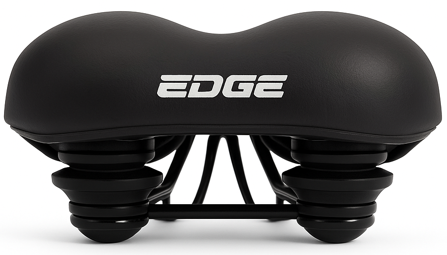 Edge fietszadel lazio - zwart