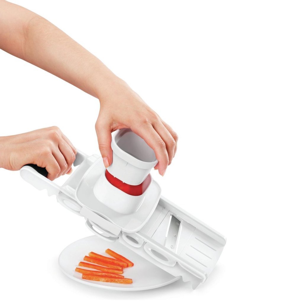 Metaltex profi mandolino 5in1 rasp wit