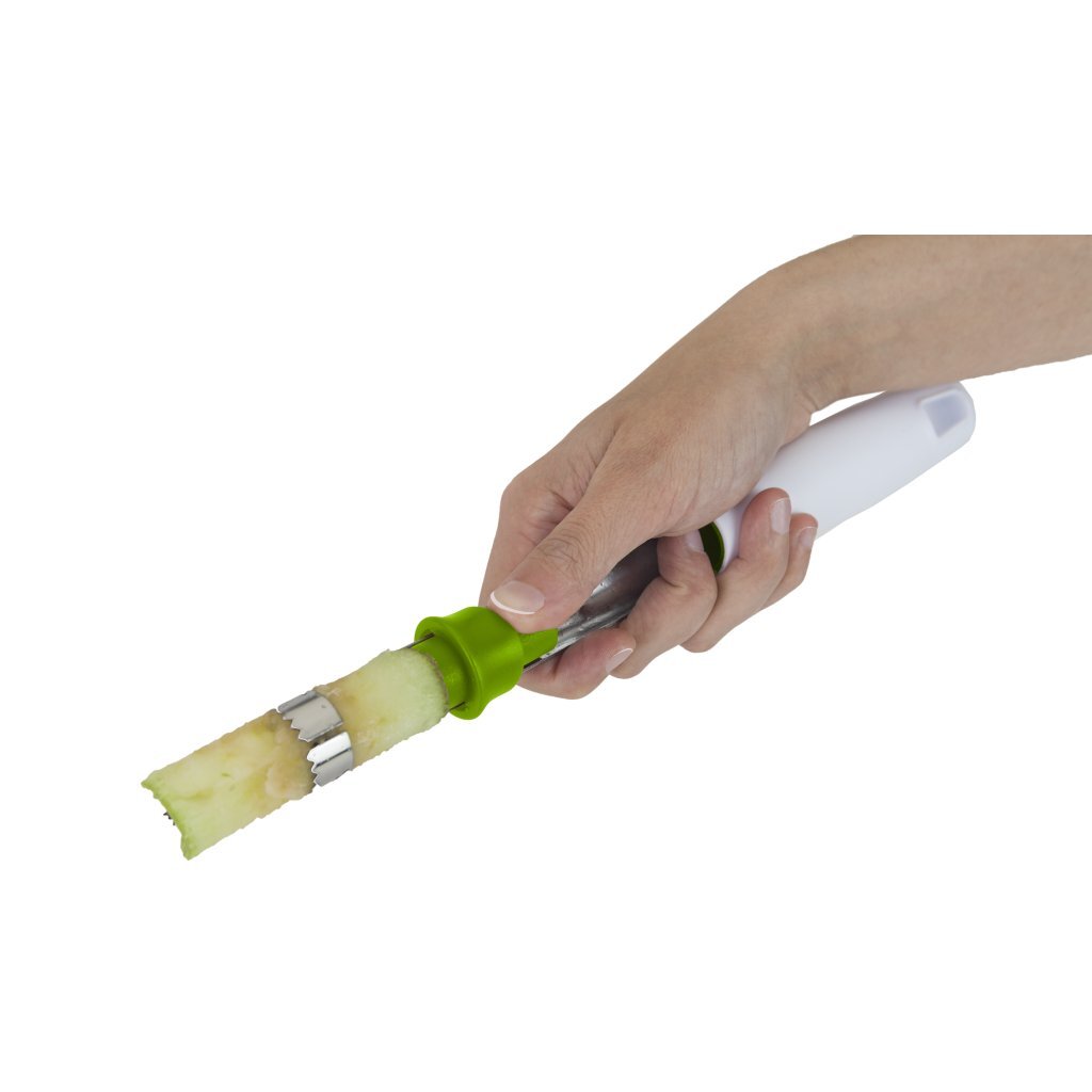 Metaltex Metaltex Mevrouw Appelboor Wit Groen RVS