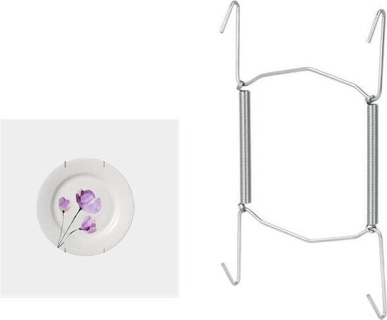 Metaltex tomado- bordenhouder 9-18cm zilver