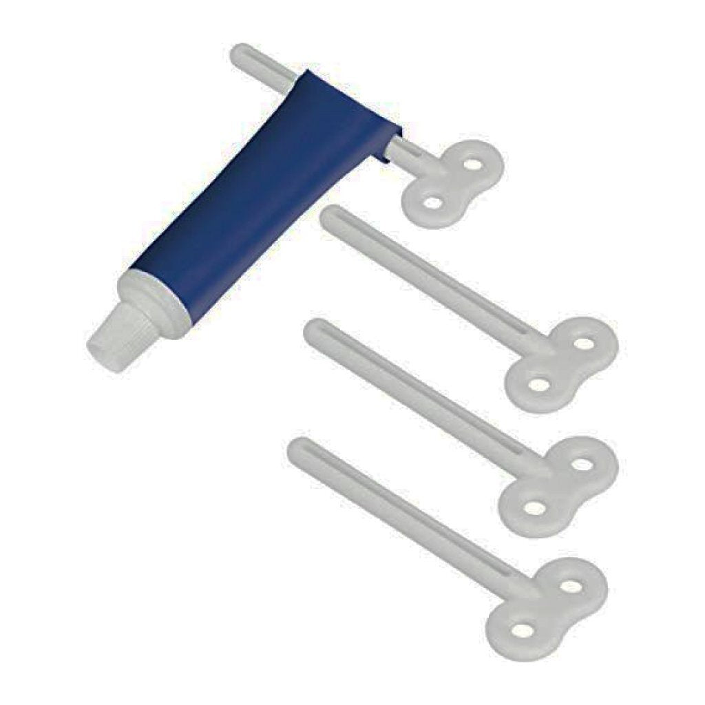 Metaltex kokersleuteltjes 4 stuks