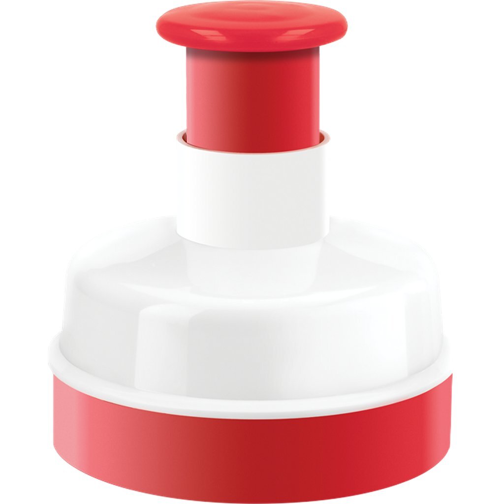 Metaltex keukenhulpjes hamburgerpers 11 cm rood wit