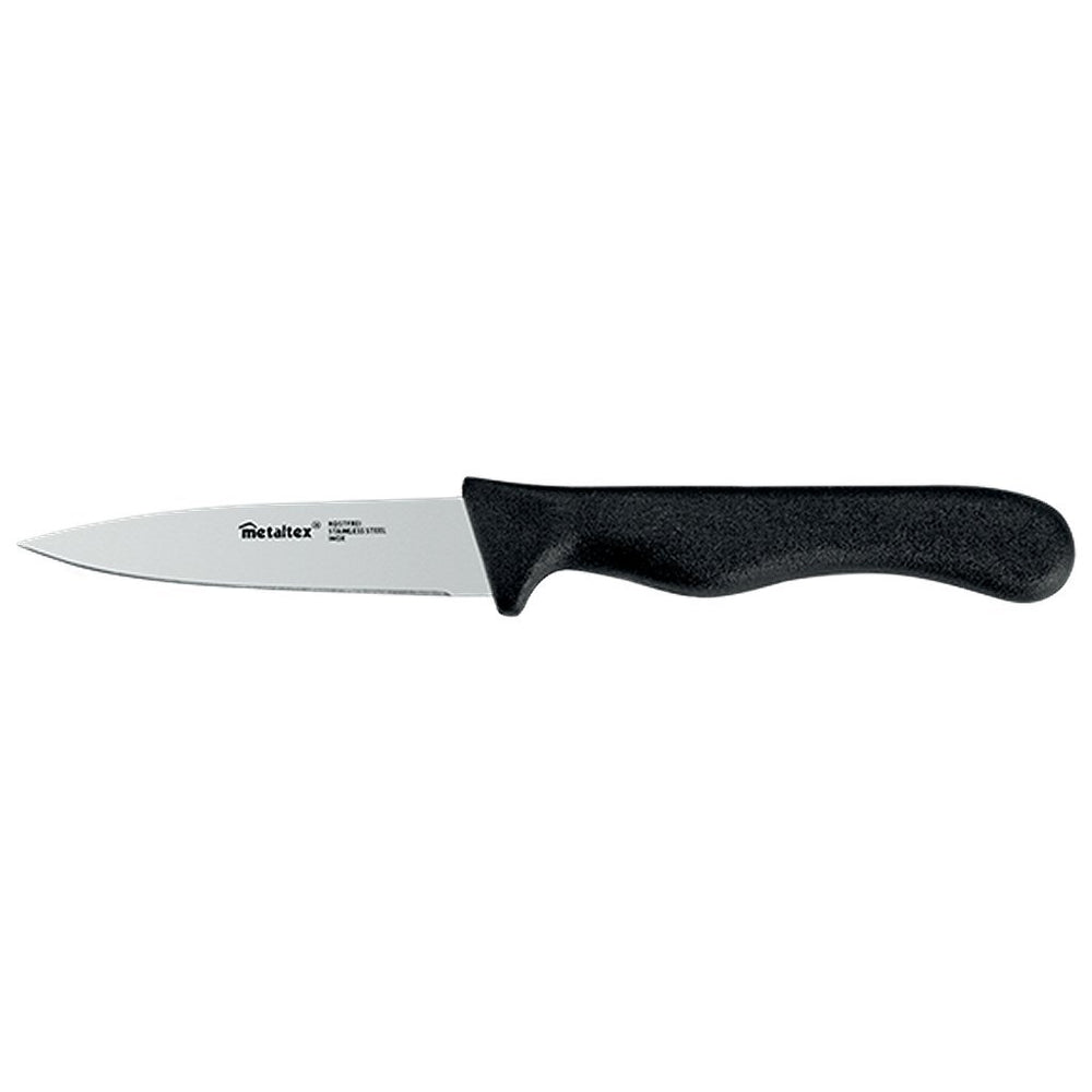 Metaltex basic line keukenmes 21,5 cm RVS zwart
