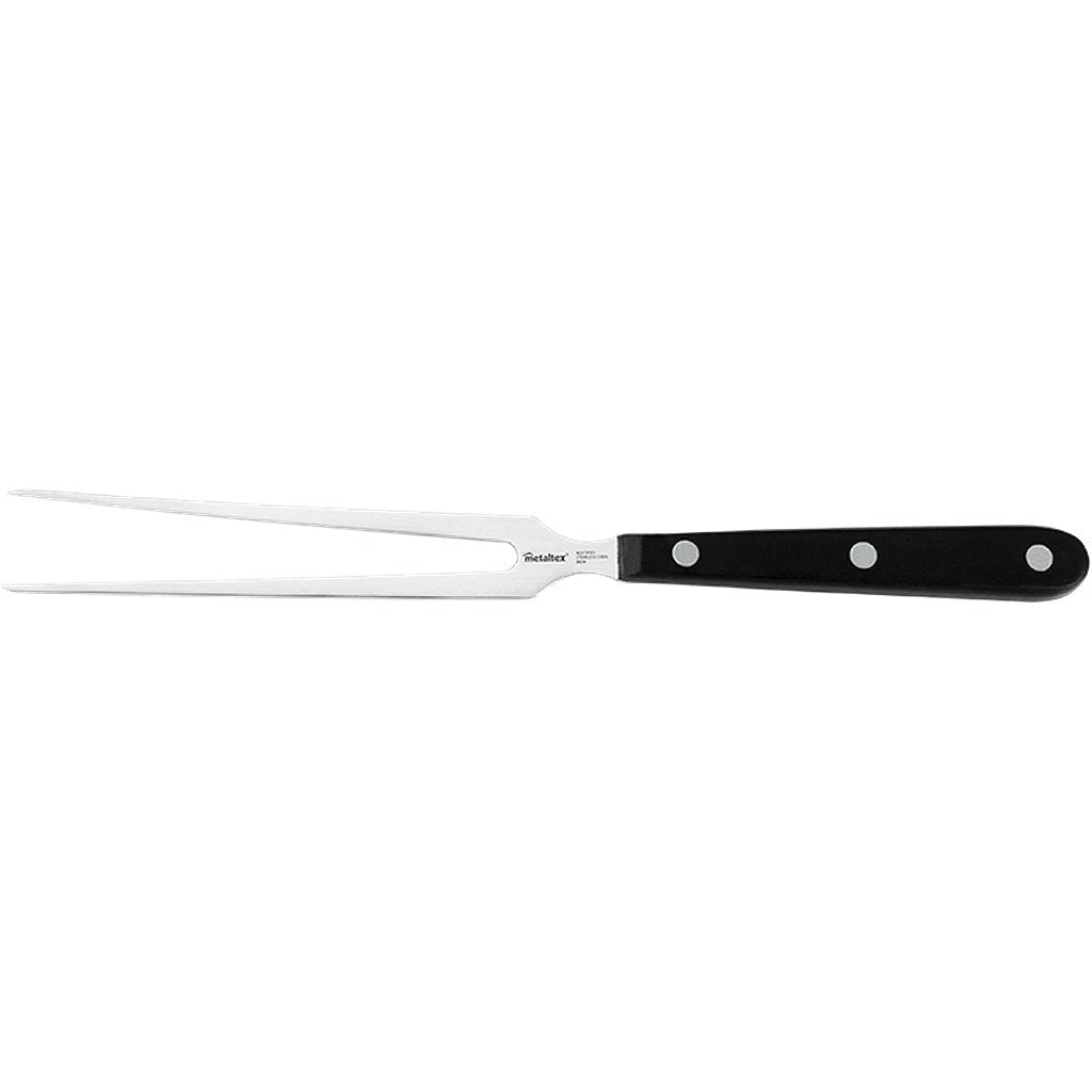 Metaltex professionele vork 28,5 cm RVS zwart