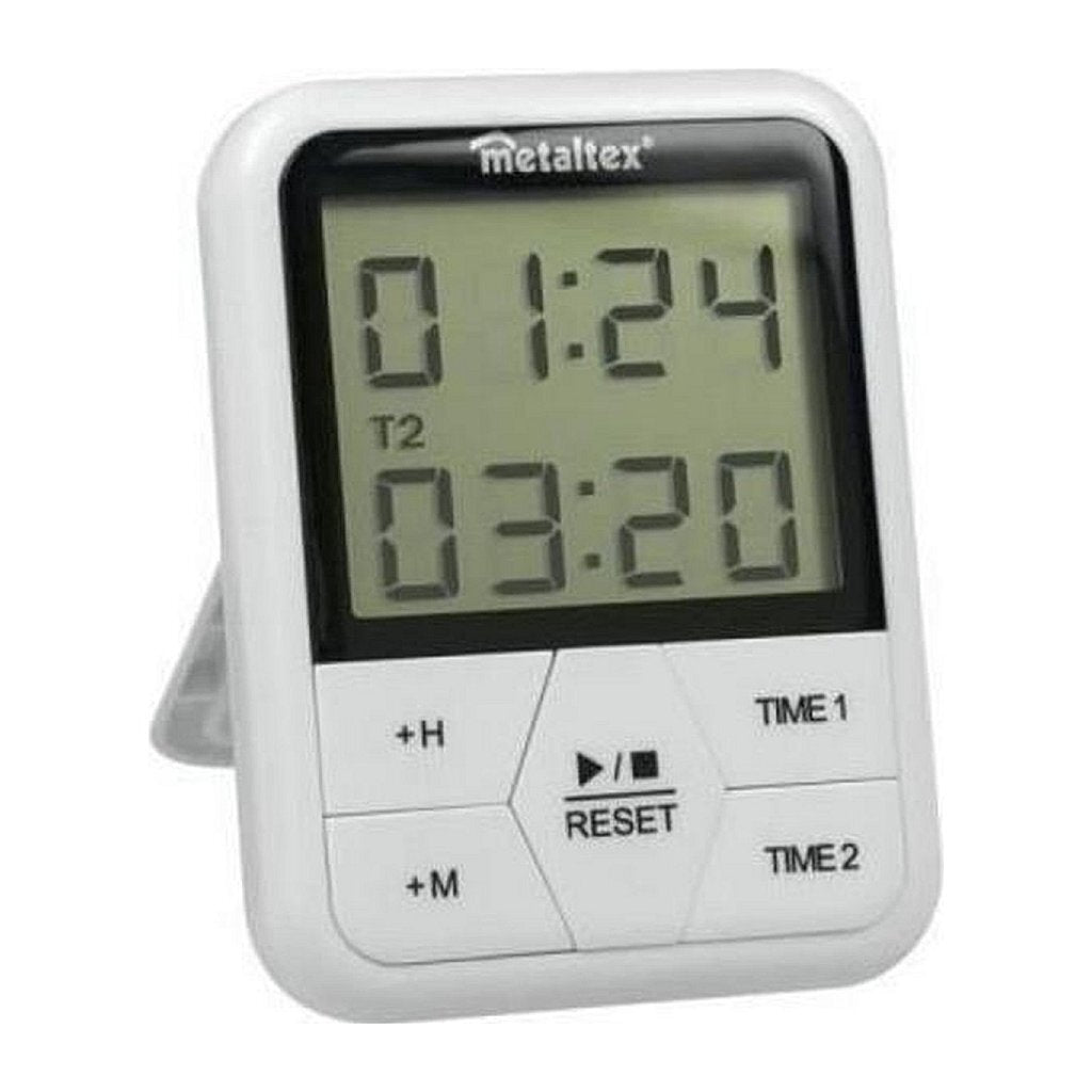 Metaltex digitale timer 11x8 cm wit