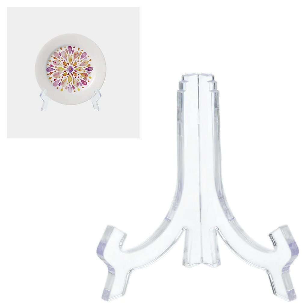Merkloos sans marque metaltex bordenhouder 9-18 cm acryl transparant