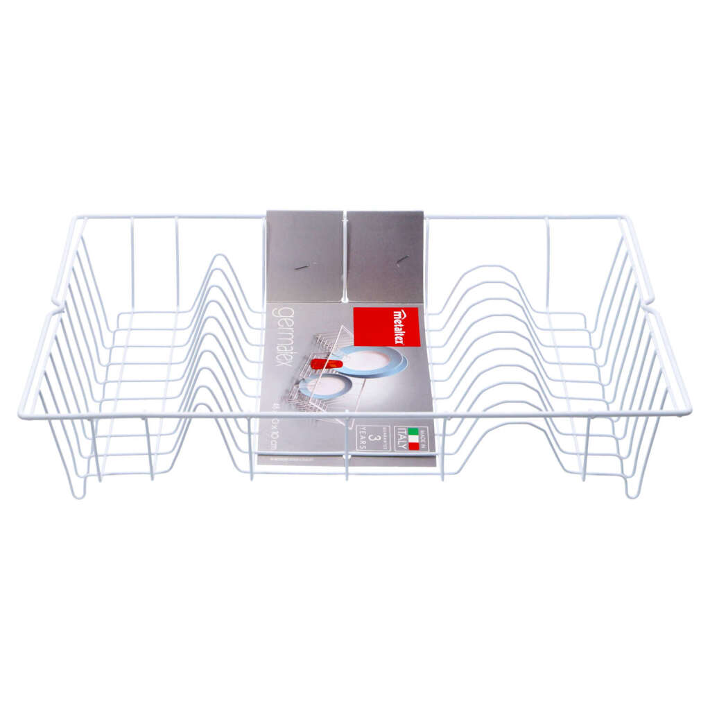 Metaltex afdruiprek 48x30 cm wit
