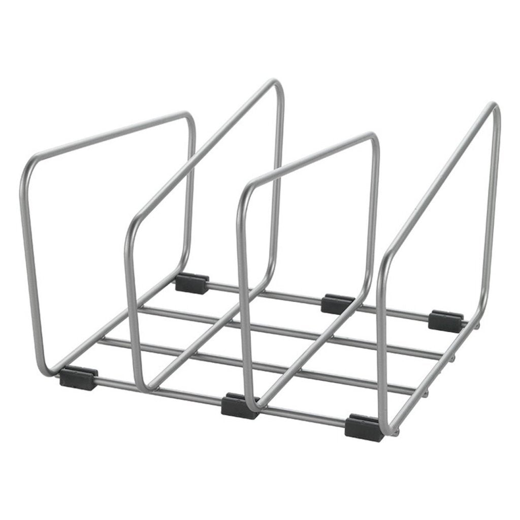 Metaltex backy bakspullen en snijplankhouder 22x21x14 cm zilver