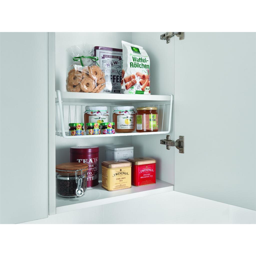 Metaltex opbergmand voor onder kastplank 40cm breed