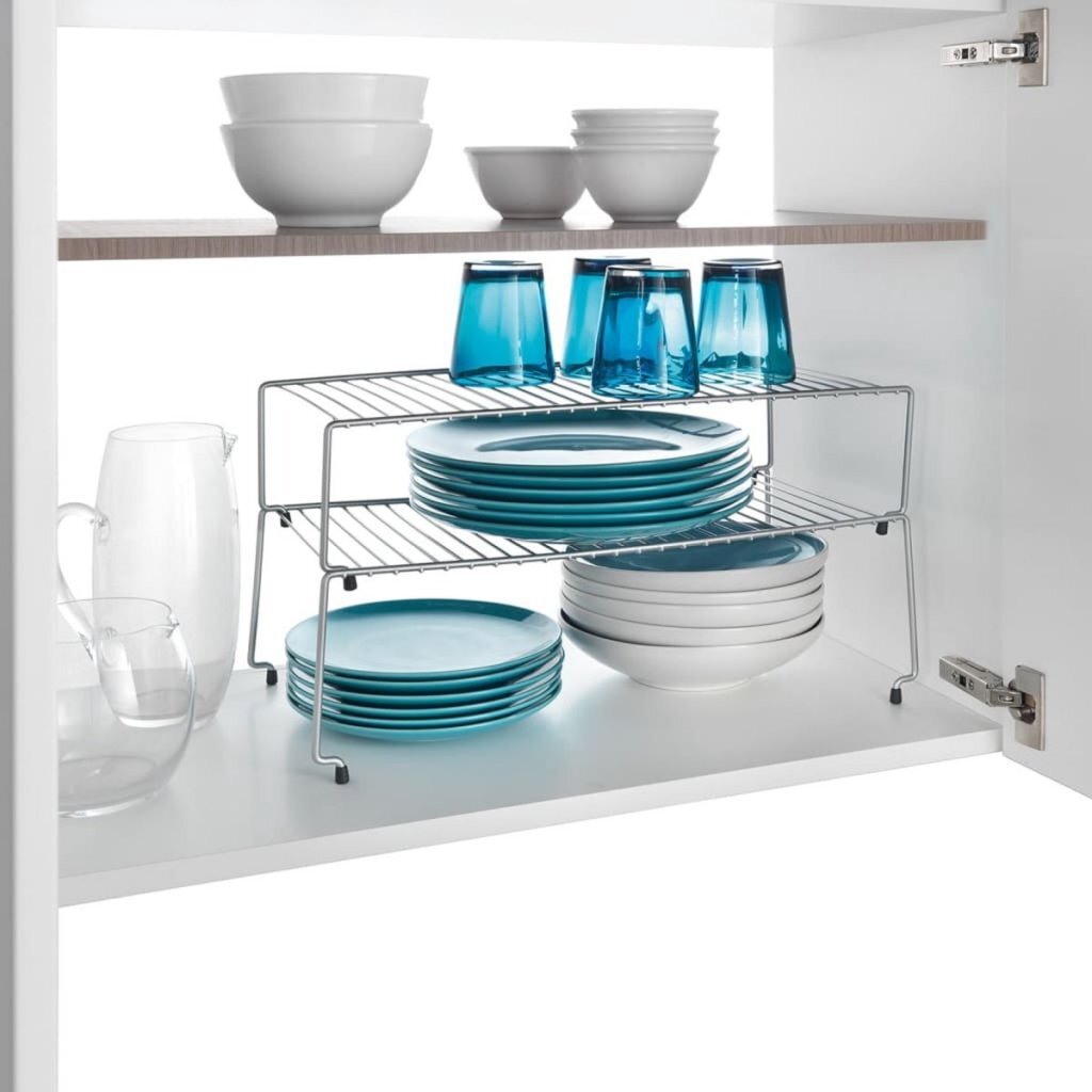 Metaltex sky ruimtewinner 2 etages 47x23x26 ​​cm zilver