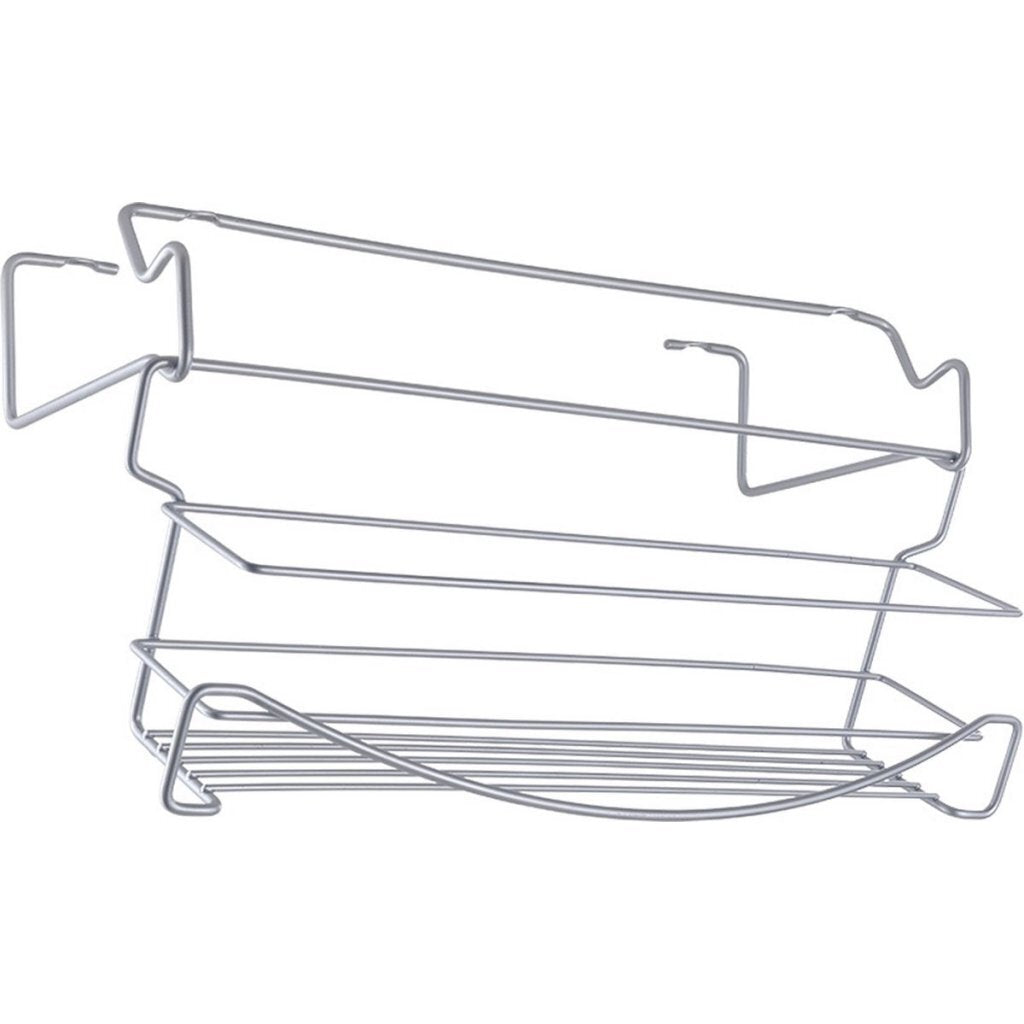 Metaltex uitklapbaar kruidenrekje 40x28x33 cm zilver