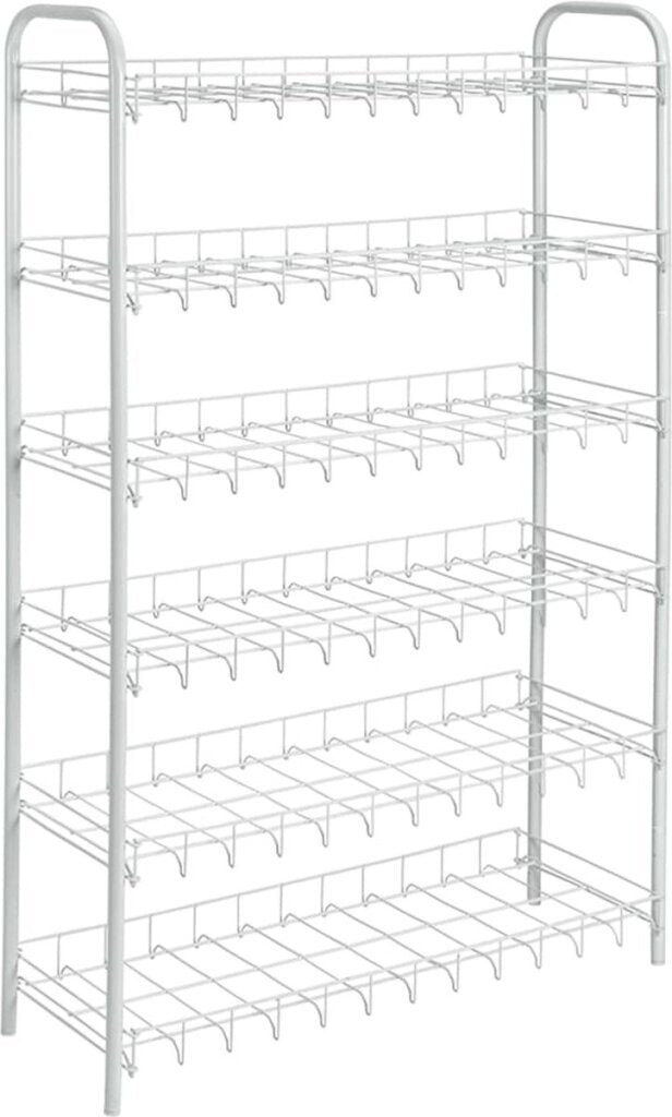 Metaltex schoenenrek 6-laags schoen 6 wit