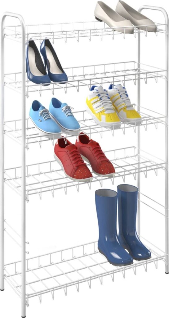 Metaltex schoenenrek 6-laags schoen 6 wit