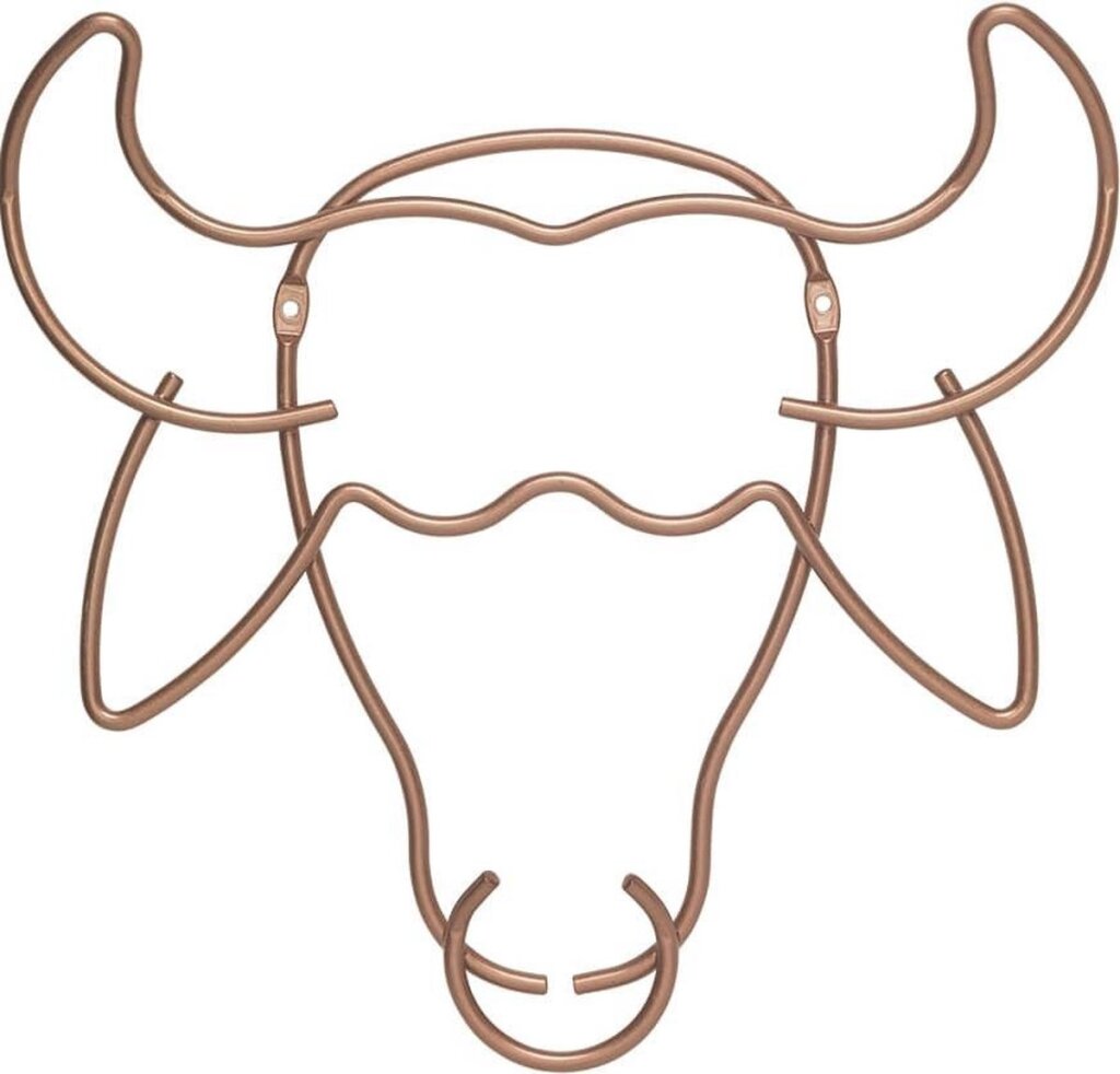 Tomado-metaltex tomado metaltex kapstok safari buffalo meerdere jassen sterke kwaliteit inclusief bevestigingsmateriaal