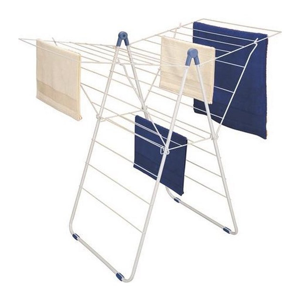 Metaltex vento 20 droogrek 58x111x109 cm grijs blauw