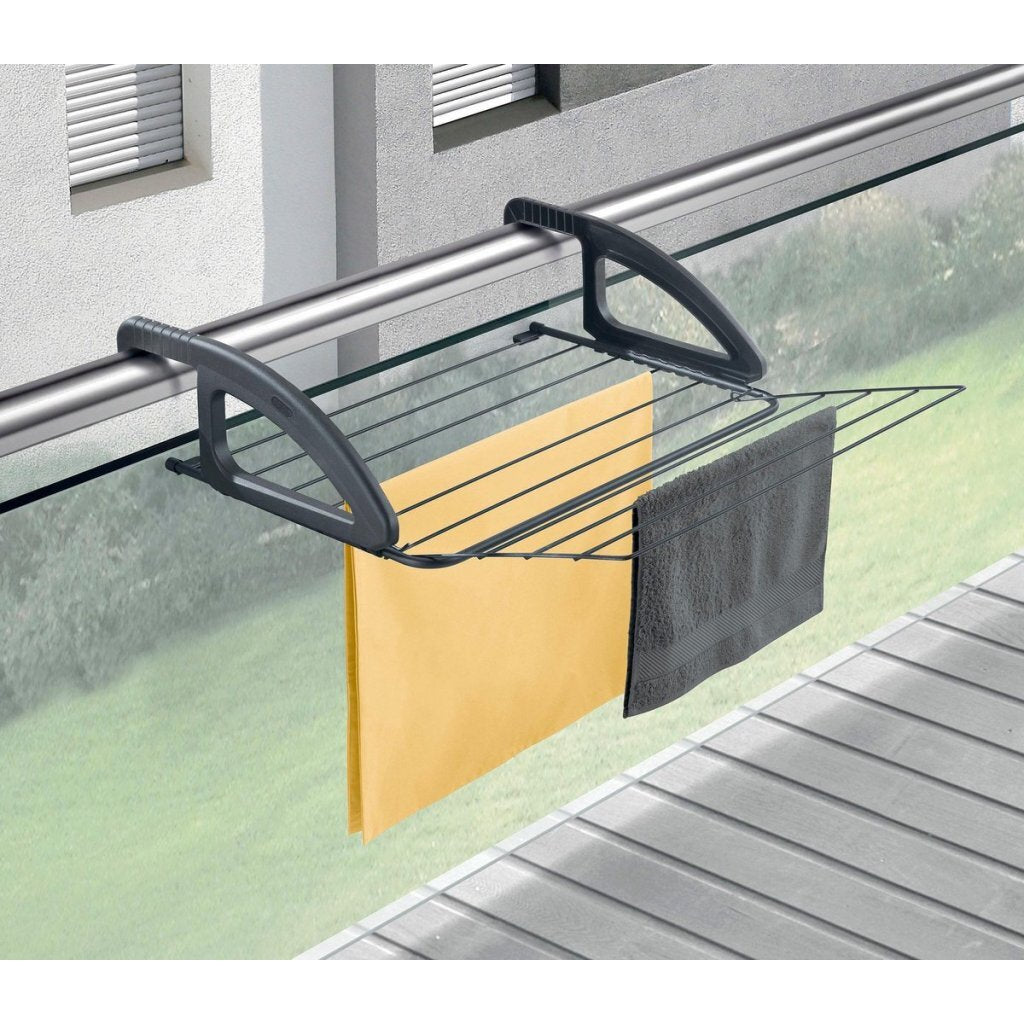 Metaltex bries droogrek 6 m drooglijn zwart