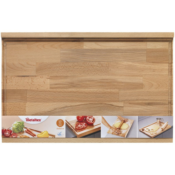Metaltex beukenhouten plank 55x35x2 cm