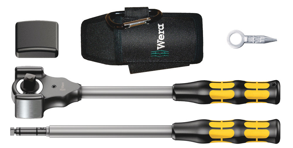 Wera 8002 c koloss all-inclusive set met 1 2 -aandrijving ratel (zwart geel, 5-delig)
