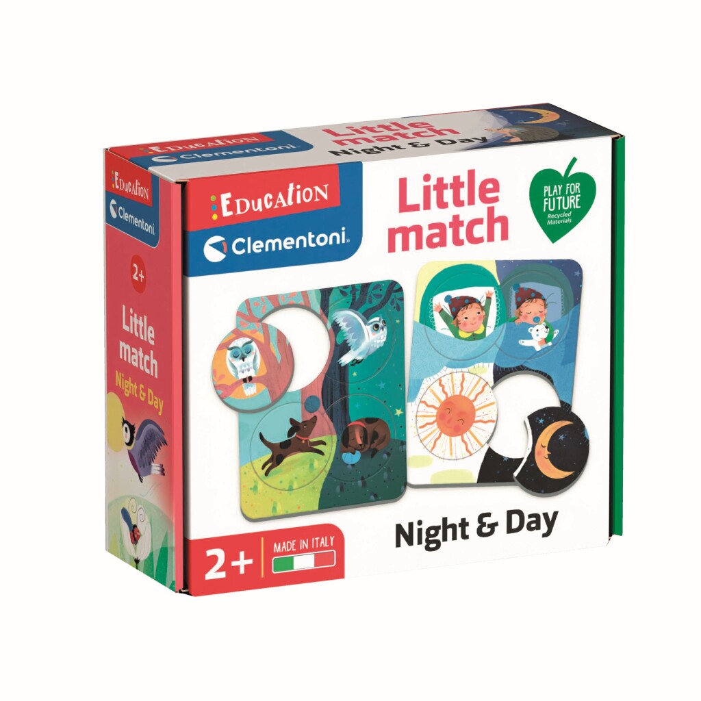 Clementoni Educatie Little Match Dag en Nacht